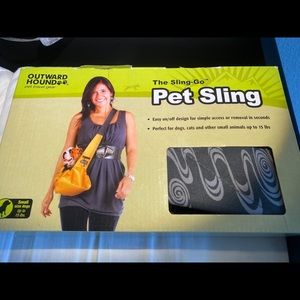 PET CARRIER for small animals.  Neutral gray color
